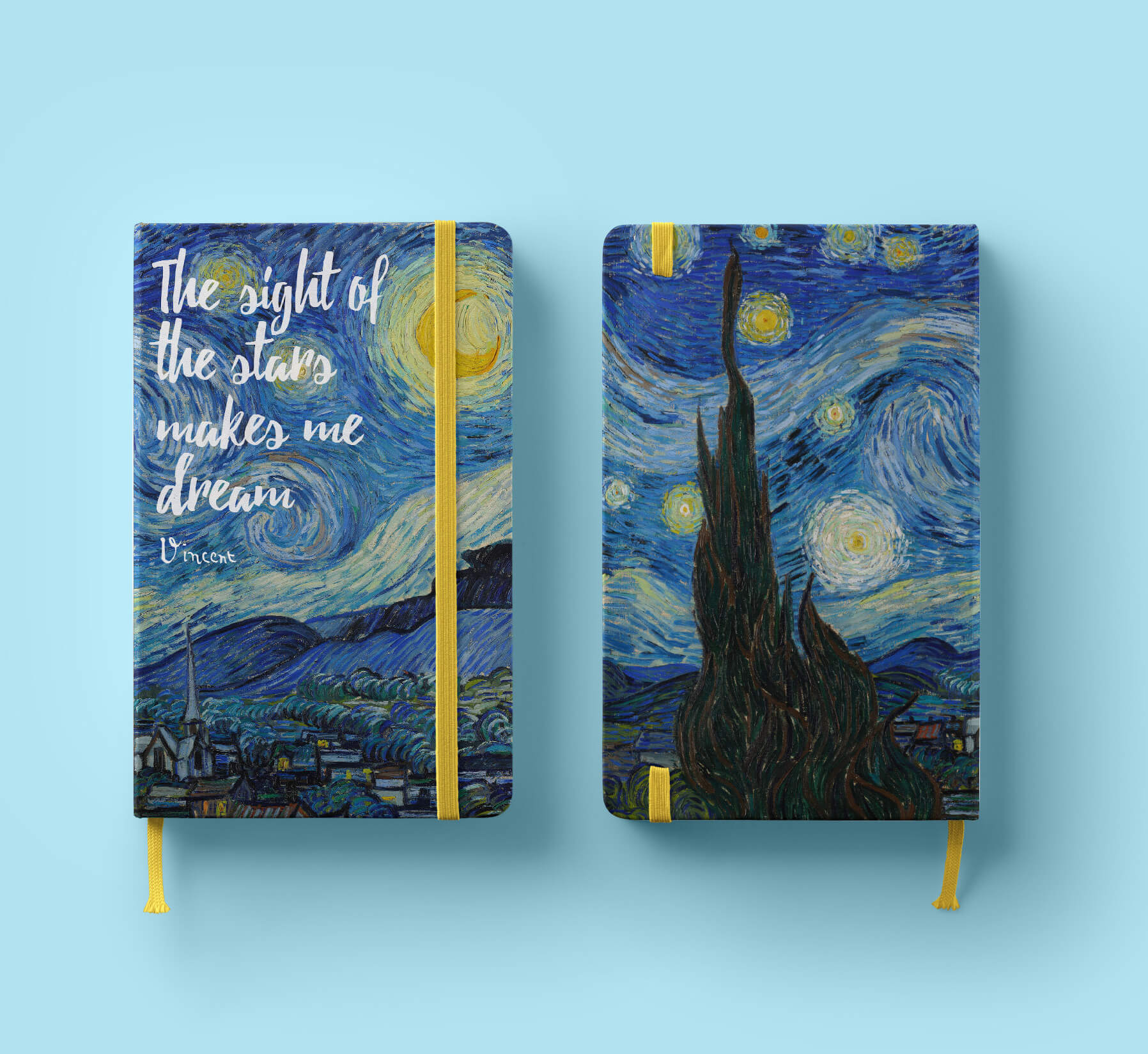 Van Gogh ALive Notebook Design